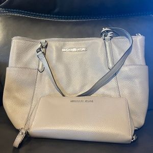 Michael Kors purse with matching wallet
